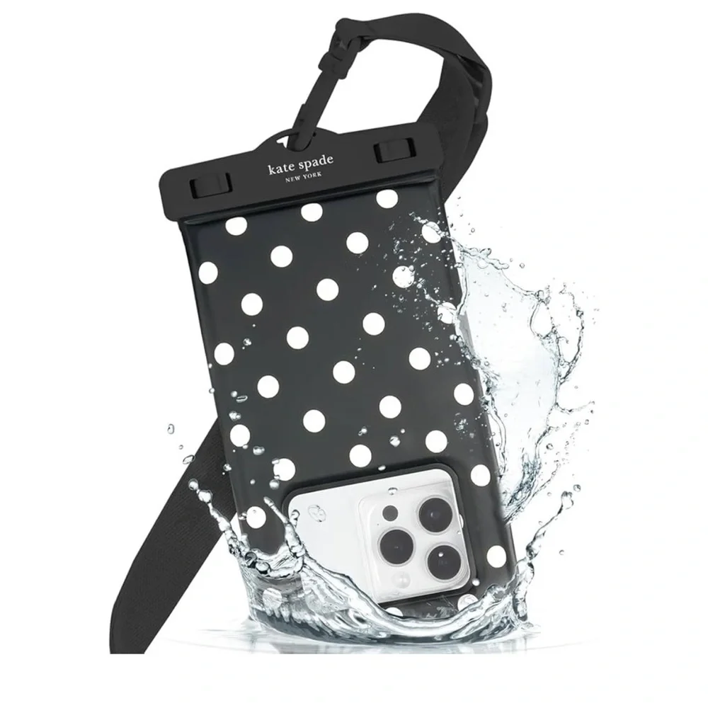 kate spade new york IP68 Floating Waterproof Phone Pouch - Picture Dot (new)